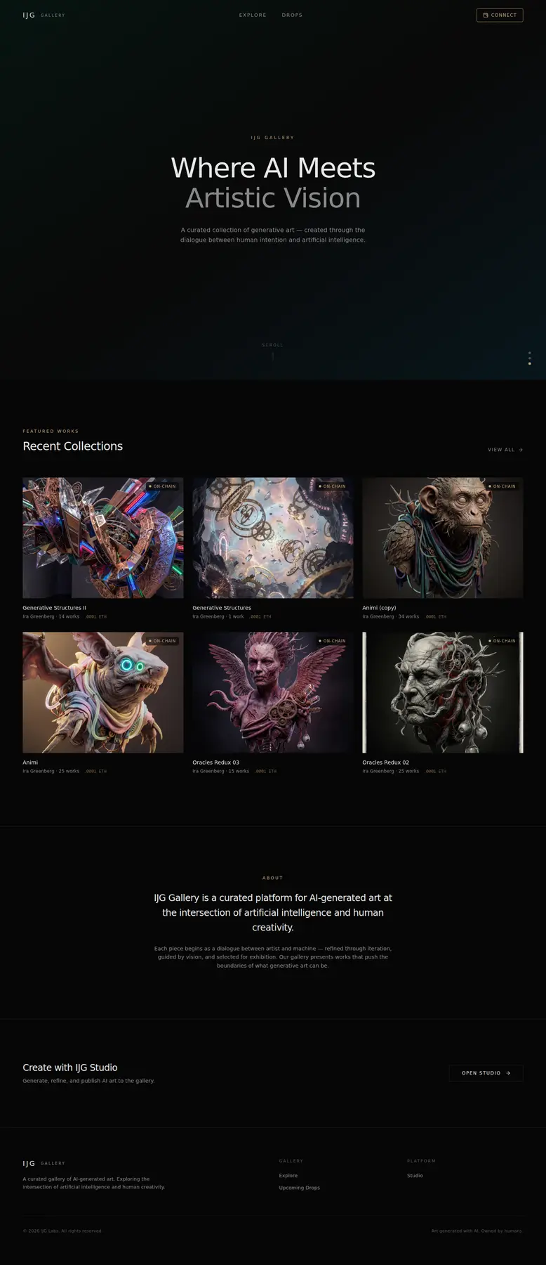 ij8 Gallery homepage capture